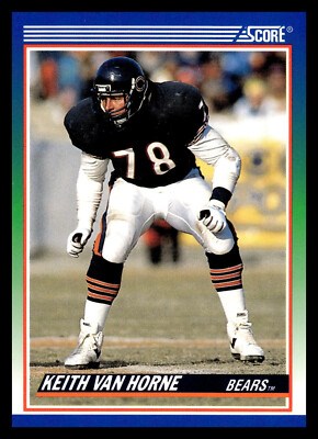 1990 Score #428 Keith Van Horne Chicago Bears Football Card NM | eBay