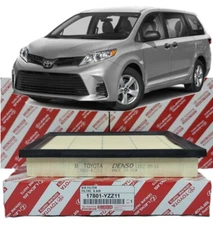 Genuine Toyota 2011-2017 Sienna OEM Engine Air Filter 17801-YZZ11 / 17801-0P051