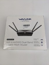 WAVLINK WiFi 6 Router AX3000 Wireless Router Dual Band WiFi Range Extender Mesh
