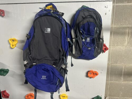 Karrimor Expandable Expedition Luggage Backpack Rucksack 50L-70L Blue - Picture 2 of 12