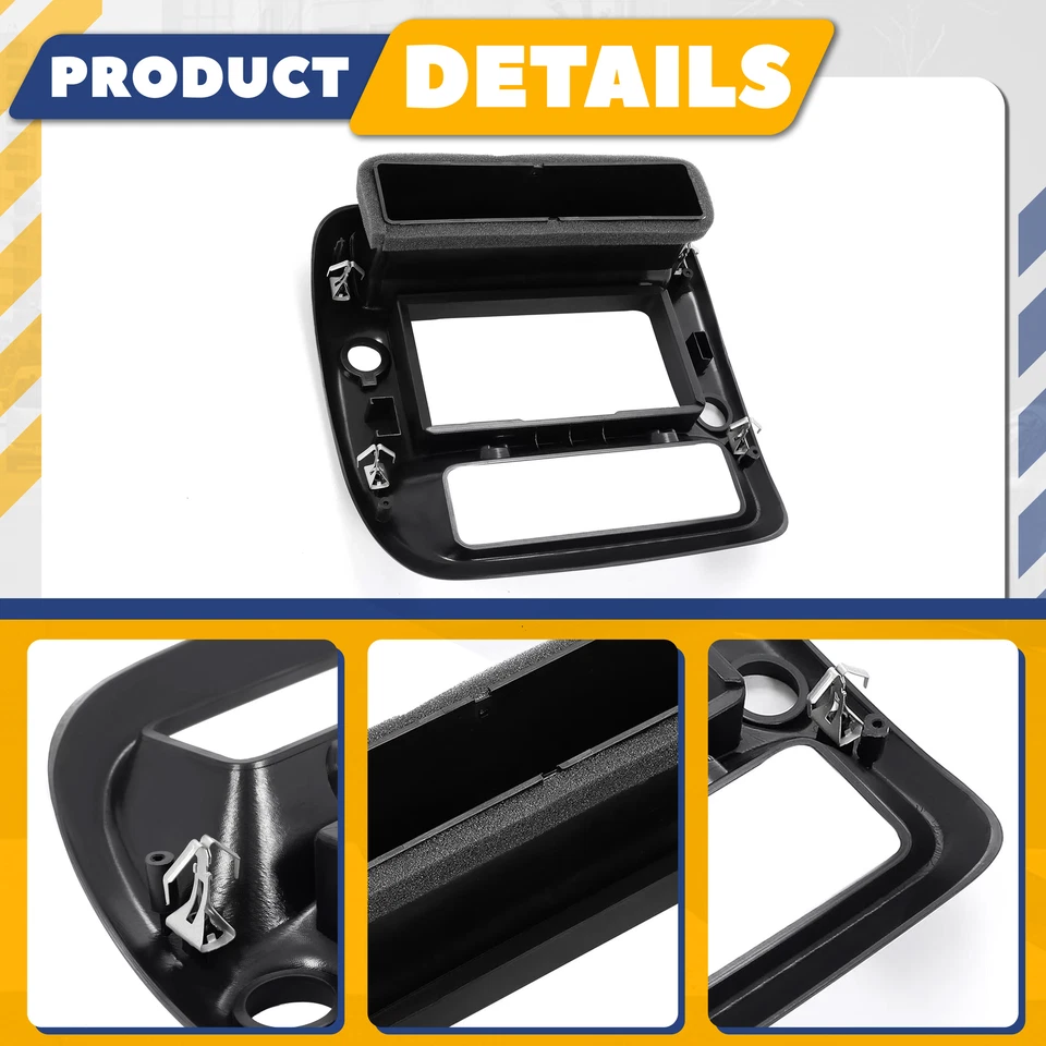 Panel de radio de tablero central negro para Ford Ranger 1997-06 Explorer 1997-01 Foto 4 de 4