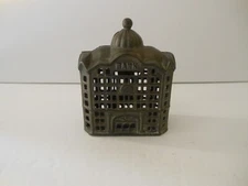 Vintage A.C. Williams Dome Top Bank Cast Iron Still Coin Bank Safe