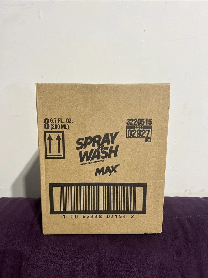 Spray 'n Wash Max Gel Pre-Tratamiento Lavandería Quitamanchas Barra 6.7 Fl OZ Lote 8 A Granel Foto 2 de 4