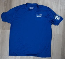 Illinois Mens USYS United States Youth Soccer Referee Jersey Blue Shirt Size M