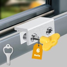 Window Locks6 Sets Sliding Window Locks with KeyWindow Locks Security for Up ...