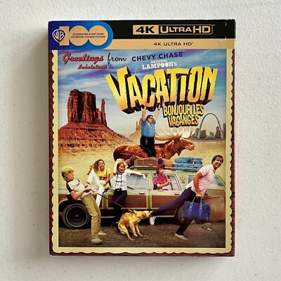 BRAND NEW - National Lampoon's Vacation (1983) 4K Ultra HD with Slipcover  