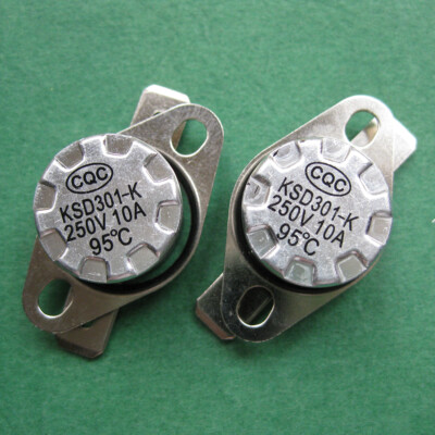 QUARKZMAN 2 Pièces KSD301 Thermostat 95°C/203°F 16A Normalement Fermé N