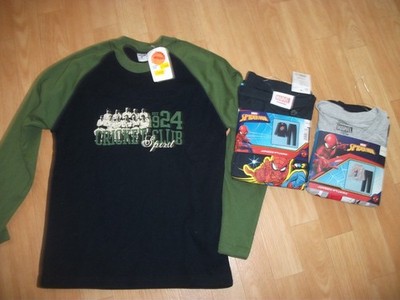 Schlafanzüge Spiederman & Langarmshirt Grün Größe 134/140 Neu