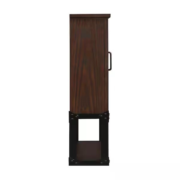 Home Decorators Collection Alster 30x25in Industrial Brown Oak Medicine Cabinet
