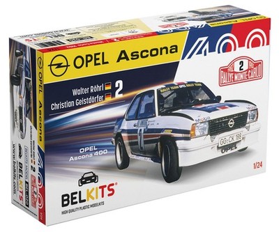 Platz Belkit 1/24 Opel Ascona 400 1981 Monte Carlo Rally Winner Plastic Model BE