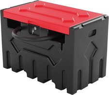 52 Gallon Portable Diesel Fuel Tank with 12V Transfer Pump, Auto Nozzle Gauge