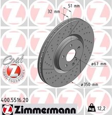 ZIMMERMANN Bremsscheibe 400.5516.20 f&uuml;r MERCEDES-BENZ