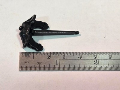 Ship Model Fittings Parts  Black Metal 40mm x 23mm Hall Anchor w/ Floating arm