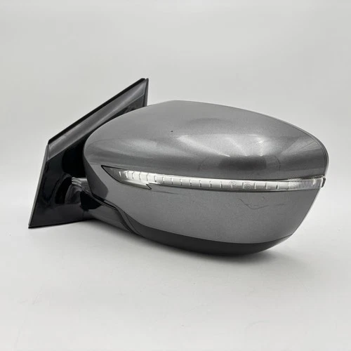 2015 Nissan Murano Driver Left Side Mirror Power Non-Heated Gun Metal 963025AA0A