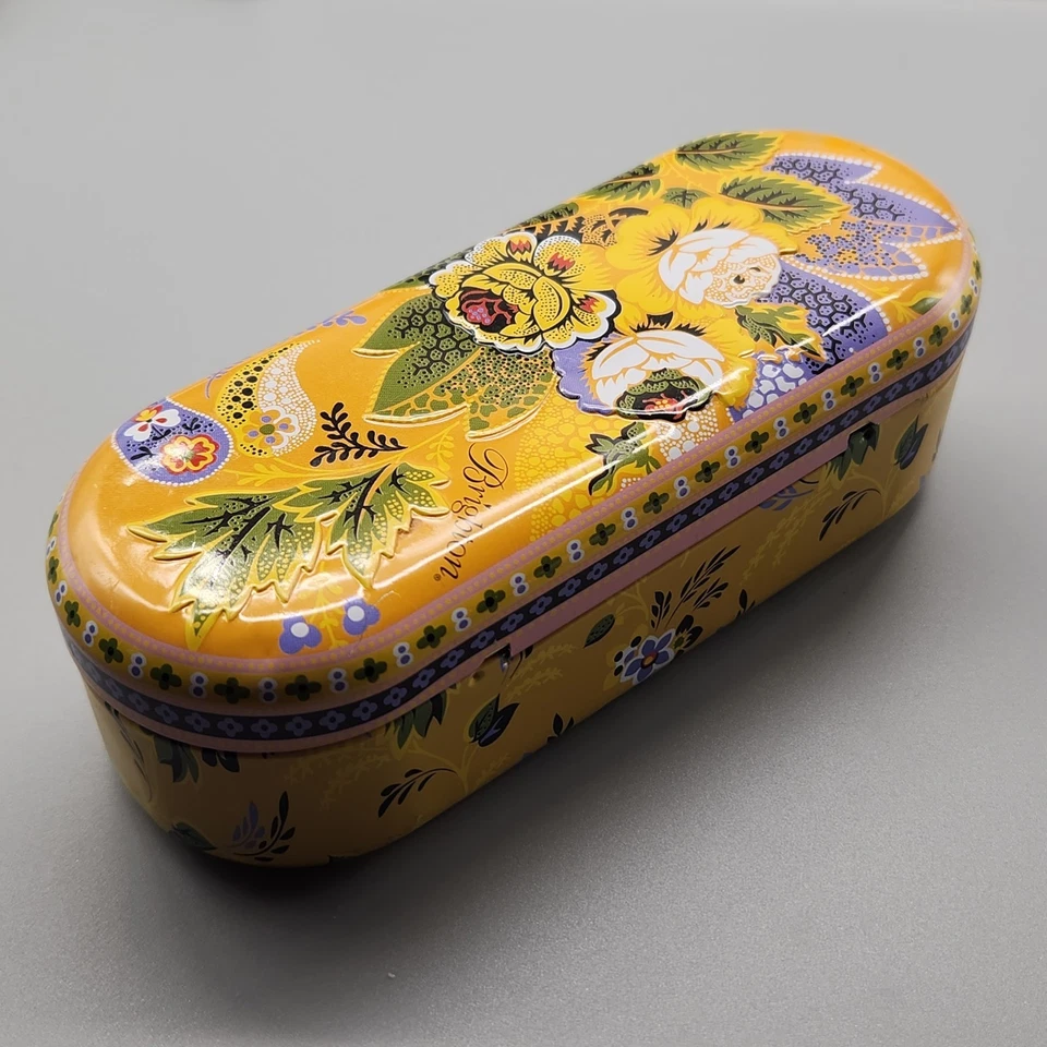 Gafas de sol Brighton amarillo cachemir estuche gafas metal hojalata flores leer Foto 2 de 4