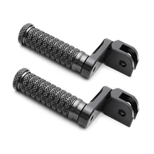 Black M-Grip 40mm Riser Front Foot Pegs For RSV 1000 SP/R 97 98 99 00 01 02 03