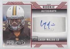 2020 Sage Hit Rookie Auto Red Cassh Maluia #A94 Auto 03xg