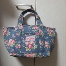 Cath Kidston Floral Mini Tote Bag Navy Pink White Blossom