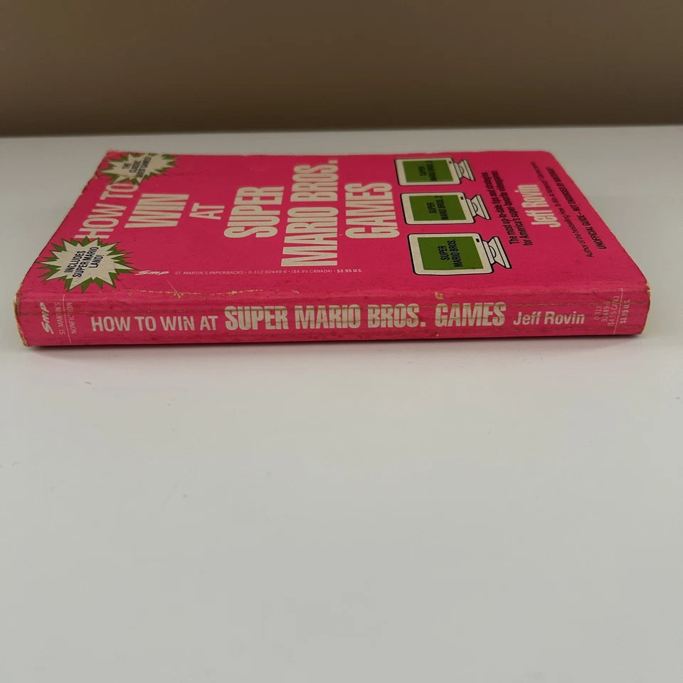 Vintage How To Win At Super Mario Bros. Paperback Video Game Guide Book - Image 3 of 4