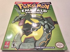 Pokemon Emerald Version PRIMA Official Game Guide GBA Game Boy INCLUDES POSTER 