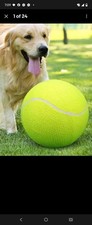 9.5" Big Chewing Toy Giant Tennis Inflatable Ball Dogs Puppy Pets Toys Outdoor