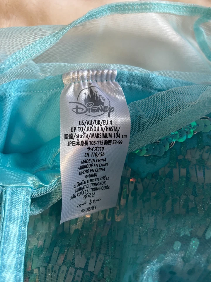 Disney Parks Bibbidi Bobbidi Boutique Elsa Princesa Frozen Vestido Elegante Talla 4 Foto 3 de 4