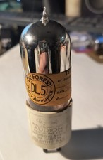 De Forest DL5 5 Volt Amplifier tube Vintage 1920s