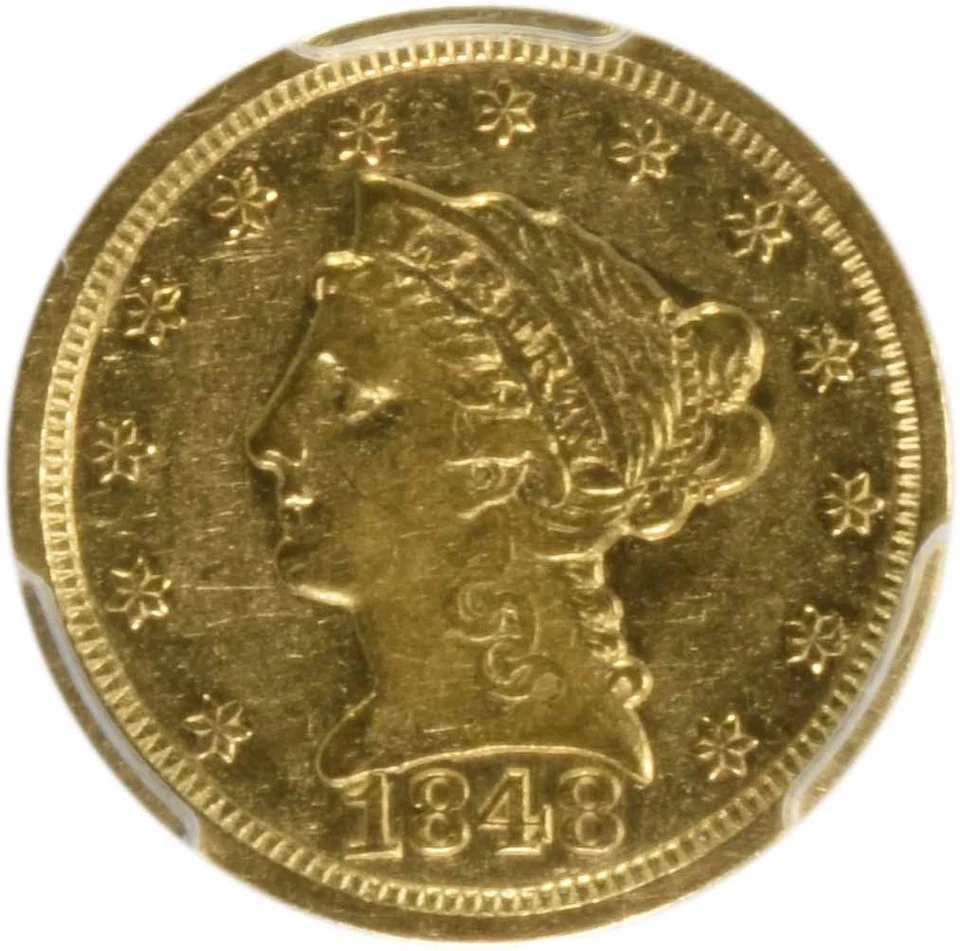 1848 $2.50 Gold Liberty Head EF45 PCGS - Image 3 of 4