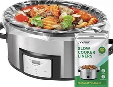 Slow Cooker Liners 3-8 Quart, Large Size 13"x 21", Slow Cooker Bags 120 ct
