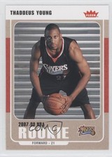 2007-08 Fleer 2007-08 NBA Rookie Thaddeus Young #234 0n7