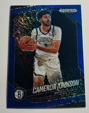 2024-25 Prizm Black Cameron Johnson Blue Shimmer Prizm /35 Nets #66