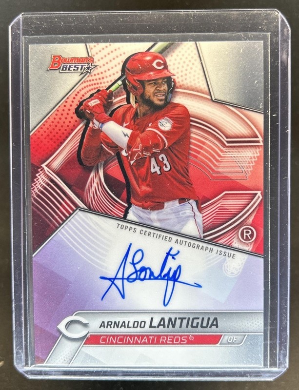 2025 Bowman's Best Arnaldo Lantigua Auto Autograph #B25-AL Reds