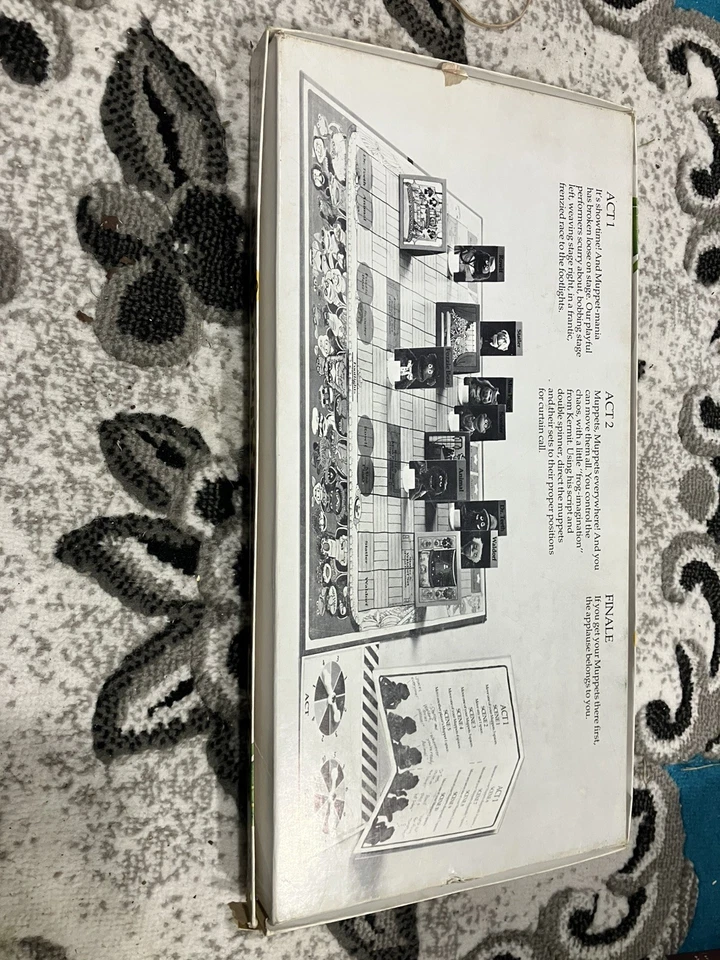 1977-Vintage-The Muppet Show-Juego de mesa por Parker Bros Foto 2 de 4