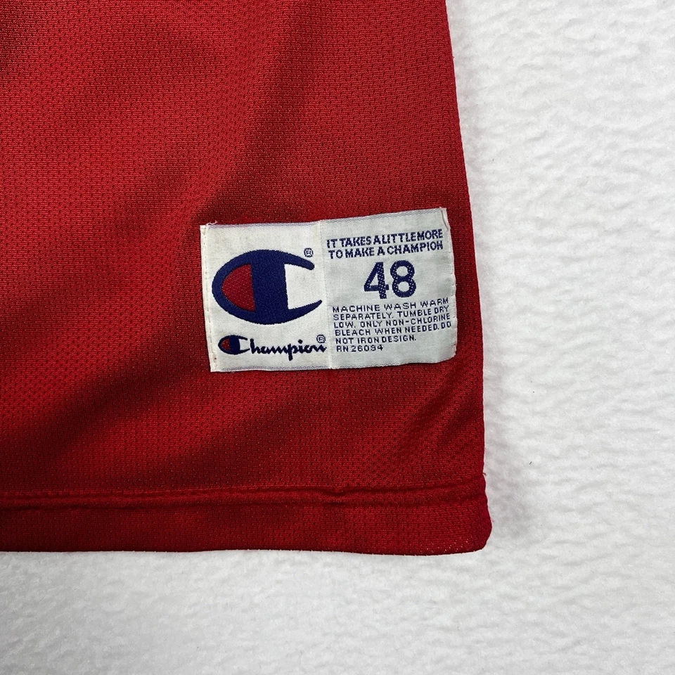 Camiseta Auténtica Jerry Stackhouse Philadelphia 76ers 48 XL Champion Sixers Foto 2 de 4