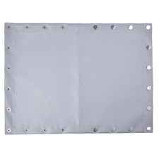 Tapis de Barbecue de Pelouse Tapis Ignifuge Pliable Léger Attaches Snap Portabl