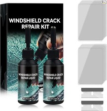 2PCS Windshield Crack Repair Kit Liquid, 2025 New Car Windshield Crack Repair Ki