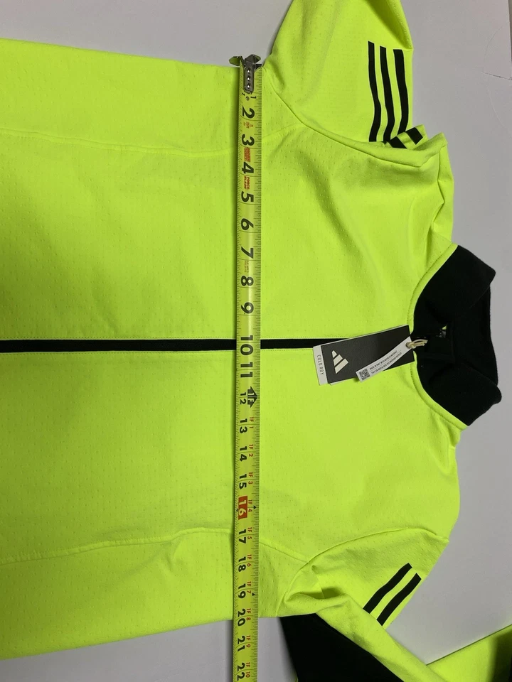 New S Adidas Cold.Rdy Cycling Jacket Lucid Lemon Neon Yellow Black IL7000 Men - Image 4 of 4