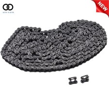  35 Roller Chain 10 Feet 0.375 Inch Pitch with 1 Connecting Link Carbon Steel