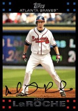 Adam LaRoche 2007 Topps #38 Atlanta Braves MLB READ FREE SHIPPING AutographDen