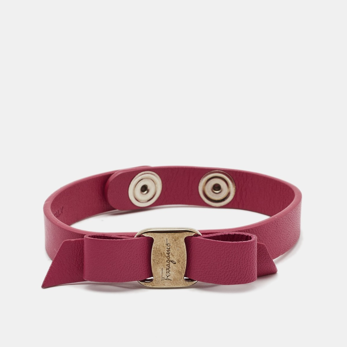 フェラガモ ブレスレット ヴァラ リボン ピンク Salvatore Ferragamo サルヴァトーレフェラガモ ヴァラ