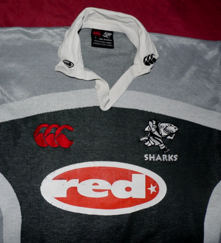 Maillot De Rugby De Match Des Natal Sharks  Saison 2003 Taille S - Photo 2/13