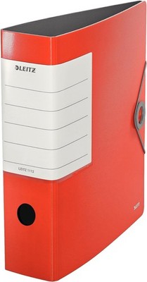 LEITZ Ordner Solid 180 Grad 82 mm hellrot DIN A4