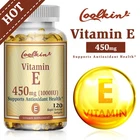 Vitamin E 1000 IU 450mg Capsules - Supports Skin Health, Anti-Aging, Antioxidant