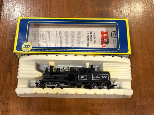 AHM Rivarossi Ho Scale #5168-06 Heisler Steam Locomotive L.C.& N. Co. #117
