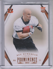 2013 Panini Prominence #177 Rex Burkhead RC - FB