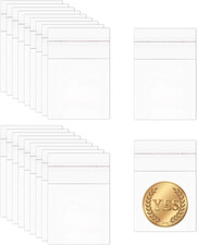 300 Clear Resealable Cellophane Bags 1.5x1.5 Inch Small Jewelry Craft Bags