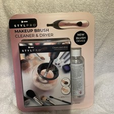 StylPro Makeup Brush Cleaner and Drier With Cleanser Liquid 5 fl oz. BLUSH Color