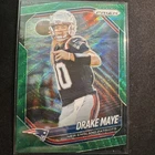 2025 Panini Prizm - Drake Maye #165 Green Wave Prizm Patriots