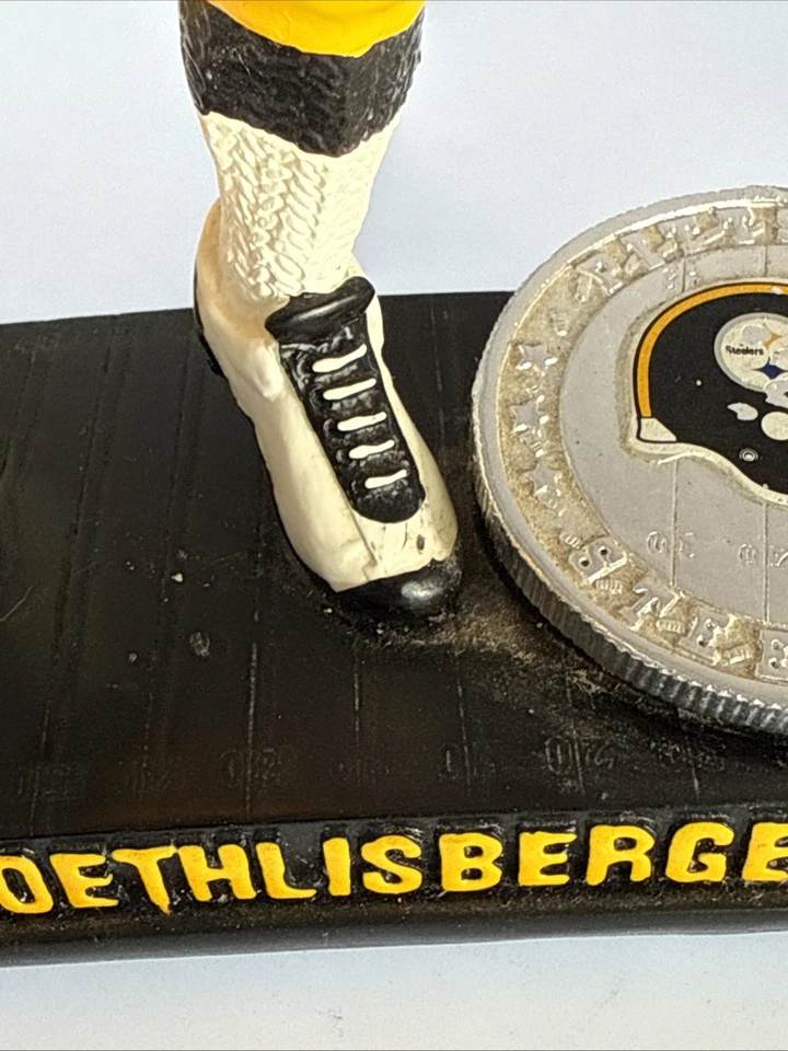 Bobblehead Ben Roethlisberger NUMERADO; COLECCIONABLES PARA SIEMPRE PITTSBURGH Steelers Foto 4 de 4