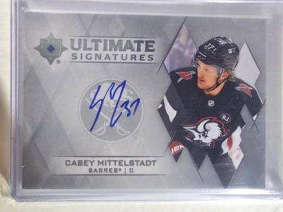 #ad #ad Casey Mittelstadt AUTO Ultimate Signatures RC 2023 24 UD Ultimate Collection $7.00